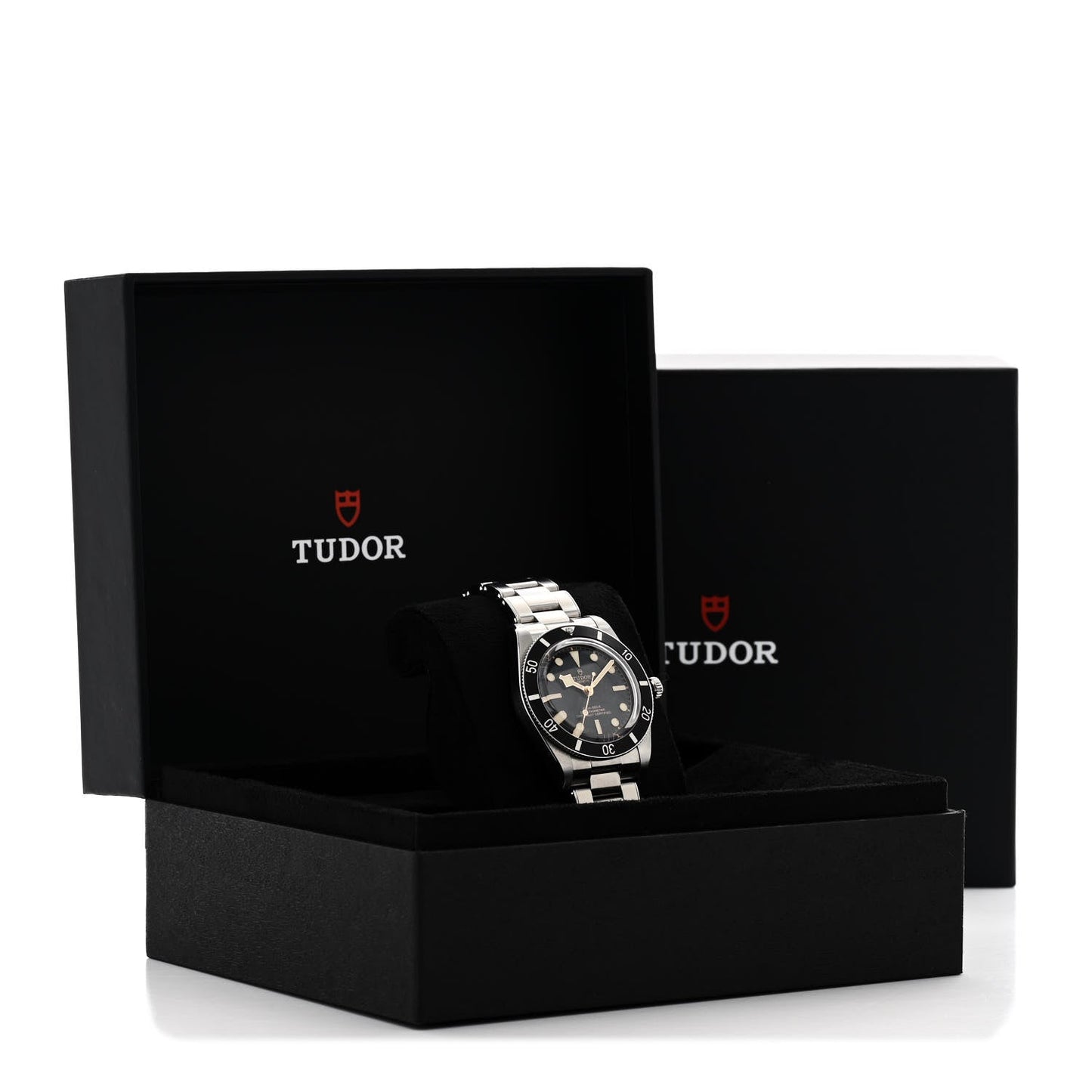Stainless Steel 37mm Black Bay Fifty Four Automatic Watch Black 79000N