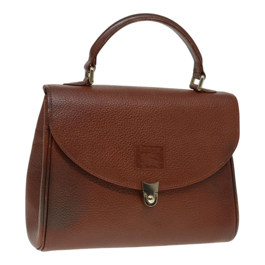 Burberry BurberrySs Auth Leather Brown Handbag Style 5