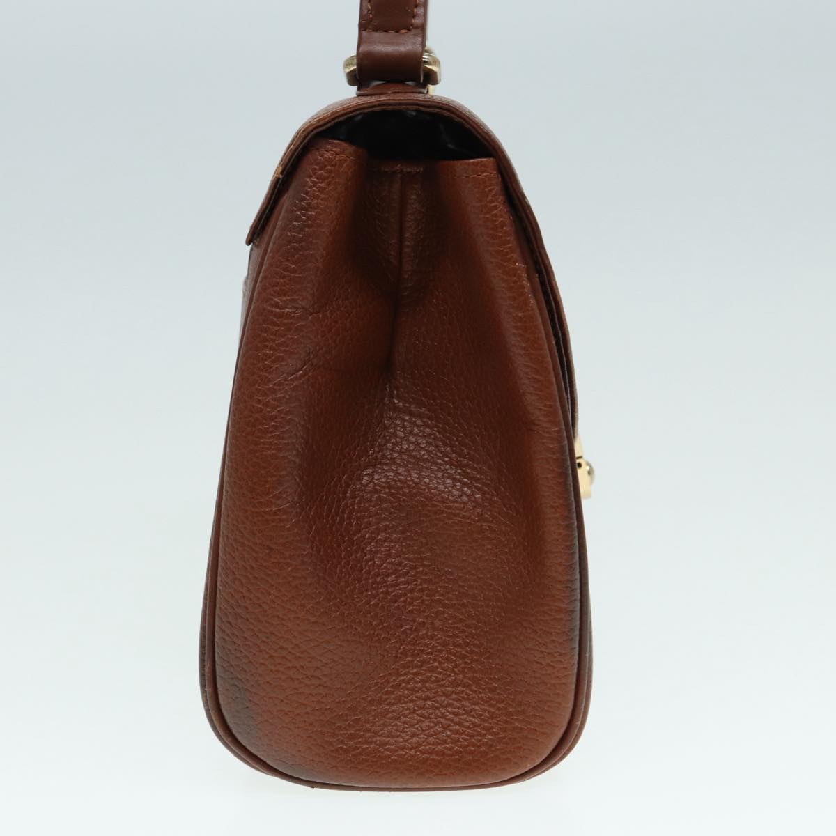 Burberry BurberrySs Auth Leather Brown Handbag Style 5