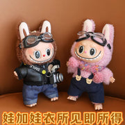 [Baby + Baby Clothing] Rab Clothing Bag Pendant Cute Vinyl DIY Doll Doll Keychain Pendant Gift