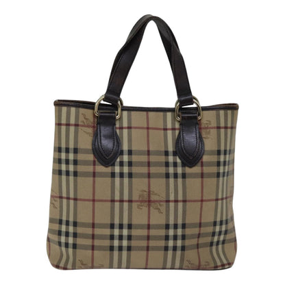 Burberry Nova Auth Leather Beige Tote Bag Style 6