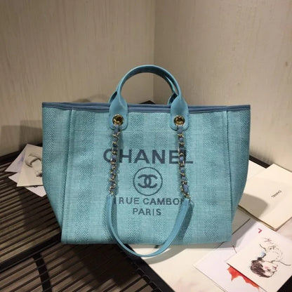 Chanel Tote Canvas Deauville Collection