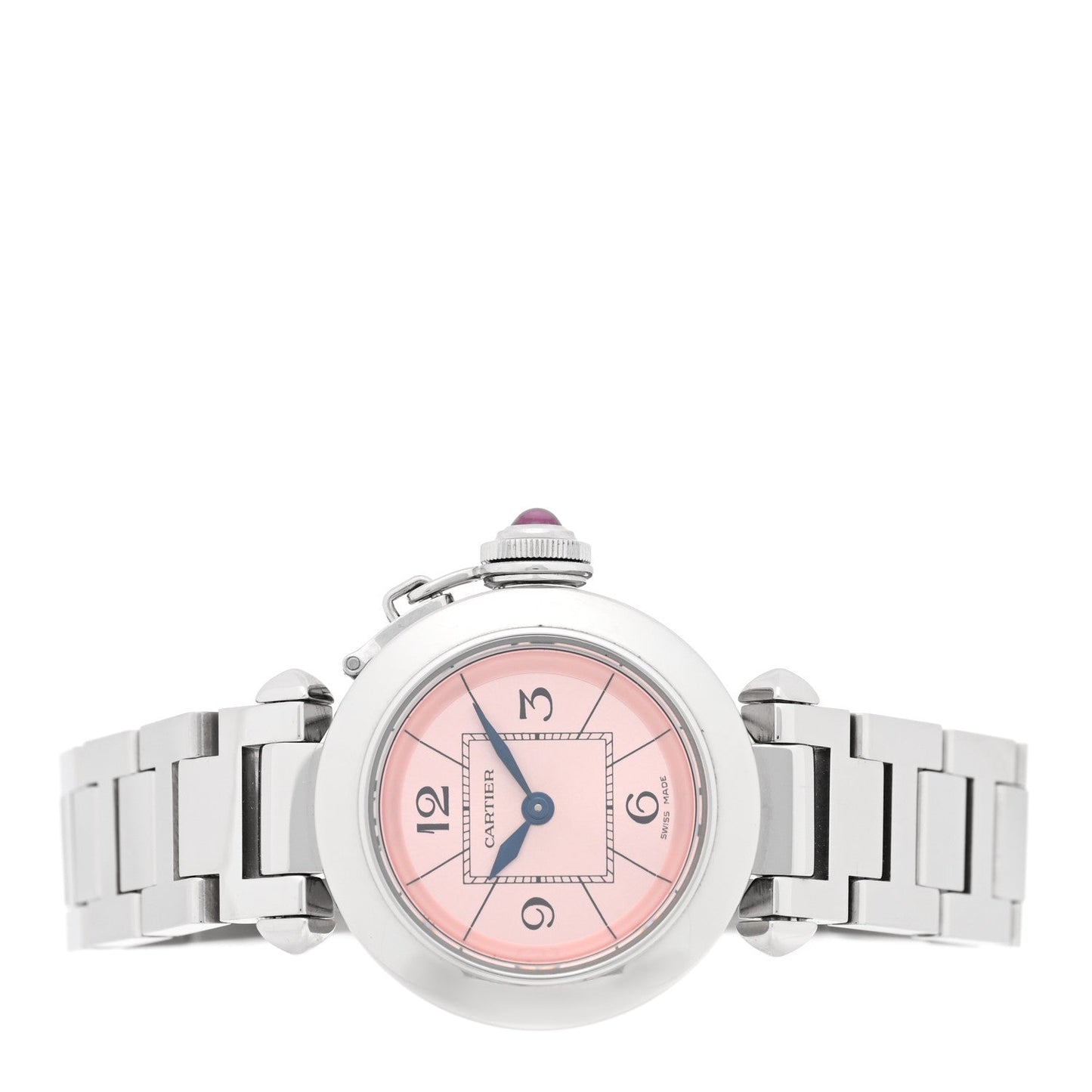 Stainless Steel 27mm Miss Pasha Quartz Watch Pink