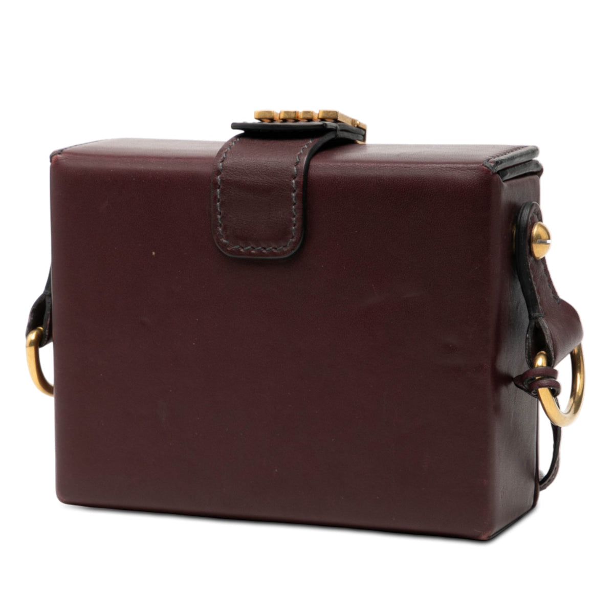 Red Dior Lambskin Dioraddict Lockbox Crossbody Rovelle Bags