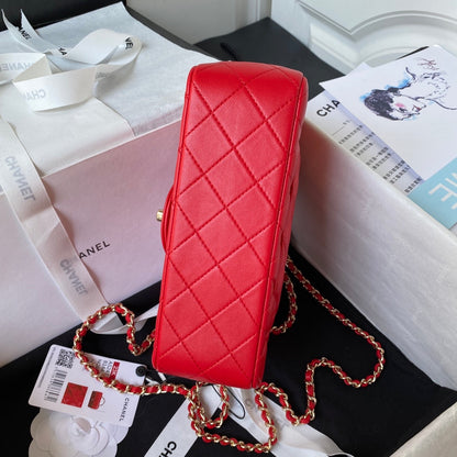 Chanel Mini Flap Bag With Top Handle