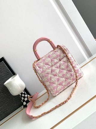 Chanel Mini Flap Bag With Top Handle