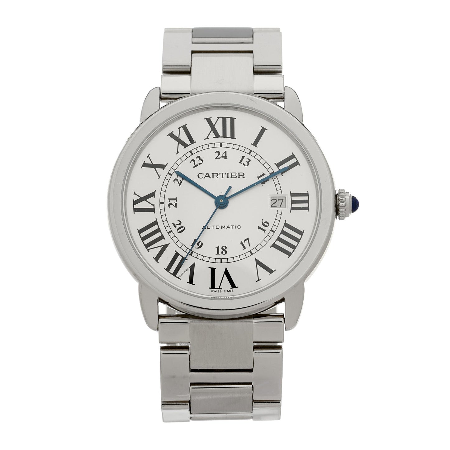 Stainless Steel 42mm Ronde Solo Automatic Watch