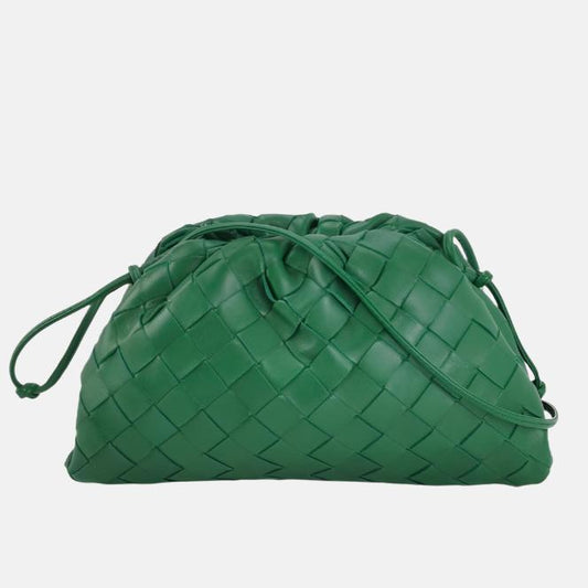 Bottega Veneta Pouch Mini Leather Parakeet Green