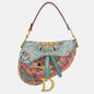 Christian Dior Saddle Medium Multicolor Beads and Calfskin Leather Shoulder Bag Rovelle Bags