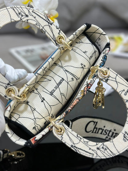 Christian Dior Medium Lady D Lite Bag