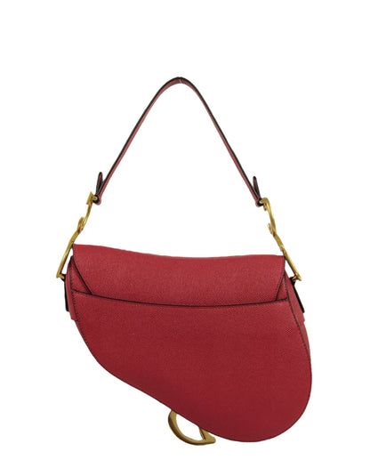 Dior Saddle Calfskin Red Crossbody Rovelle Bags