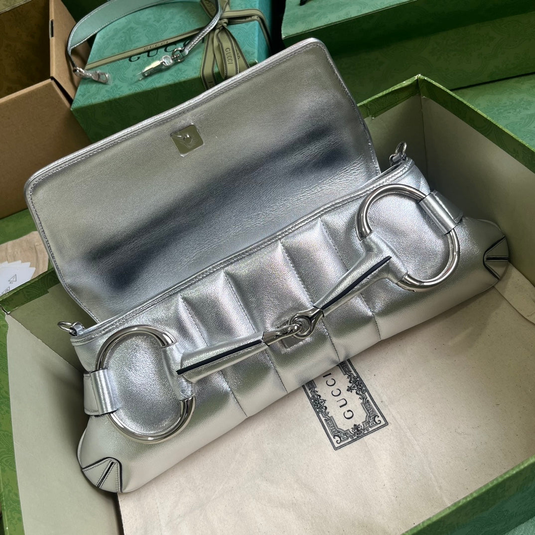 Gucci Horsebit Chain Medium Shoulder Bag