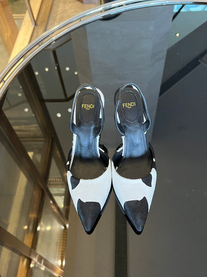 Fendi First Heel Slingbacks