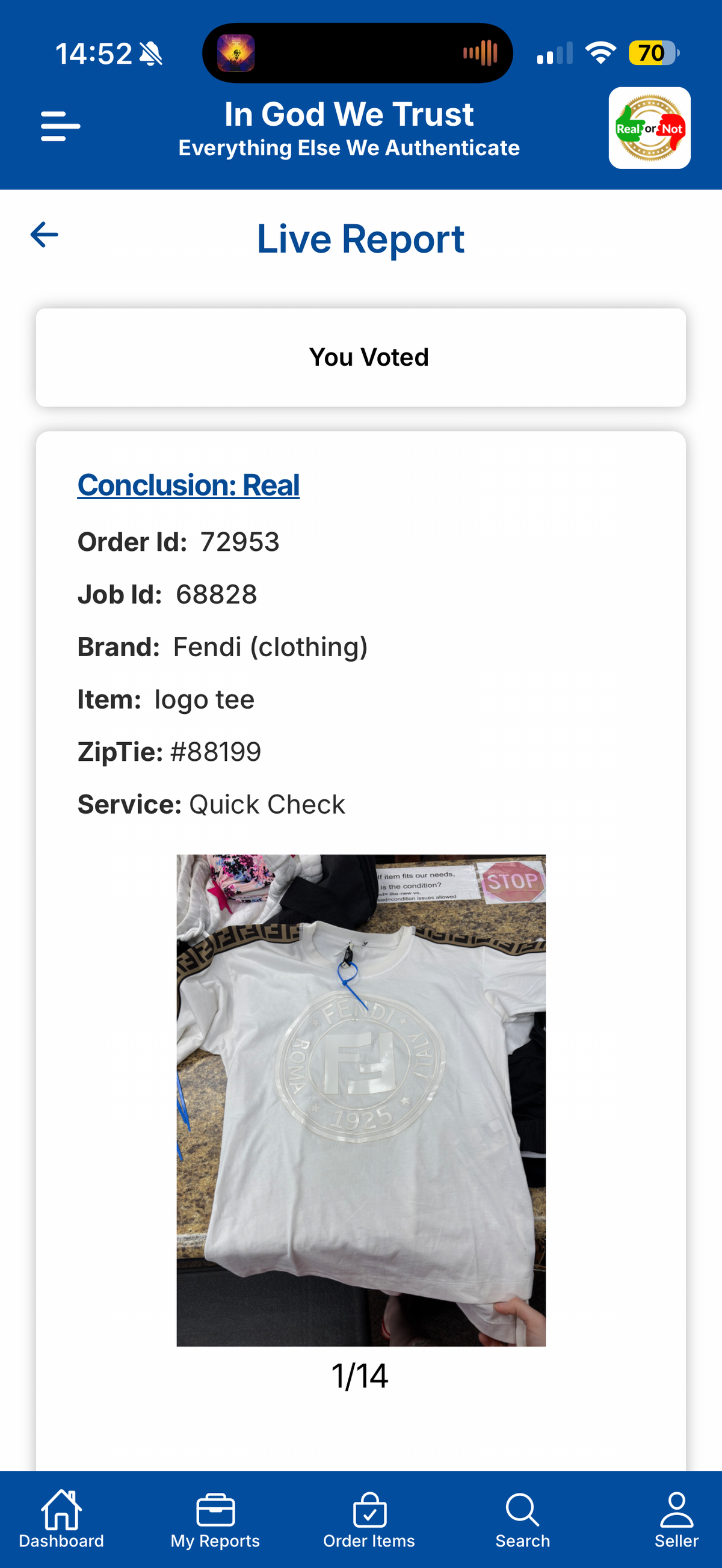 Top Short Sleeve Luxury Designer By Fendi In Cream & White, Size: Xs Rovelle Bags