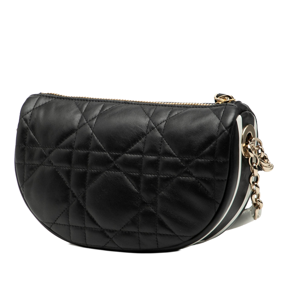 Black Dior Small Lambskin Cannage Dior Vibe Hobo Satchel Rovelle Bags