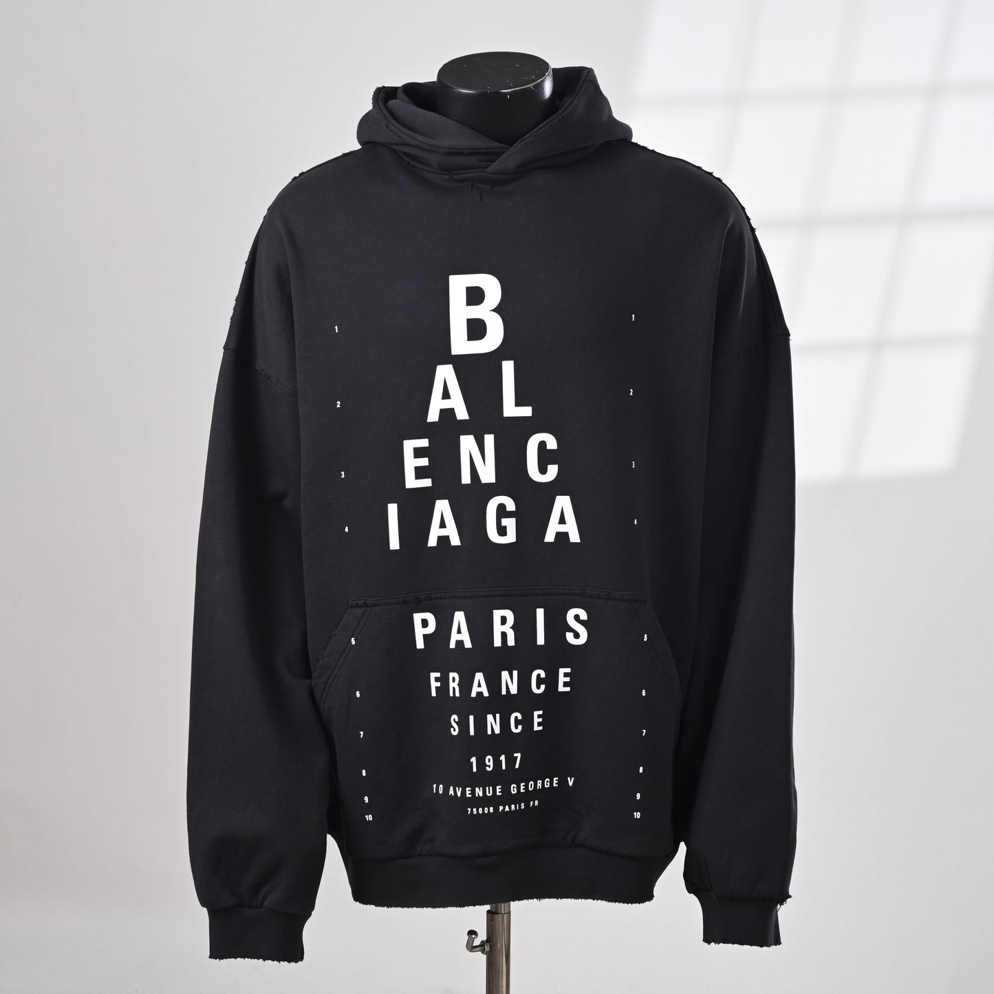 Balenciaga Unisex Oversized Logo Hoodie