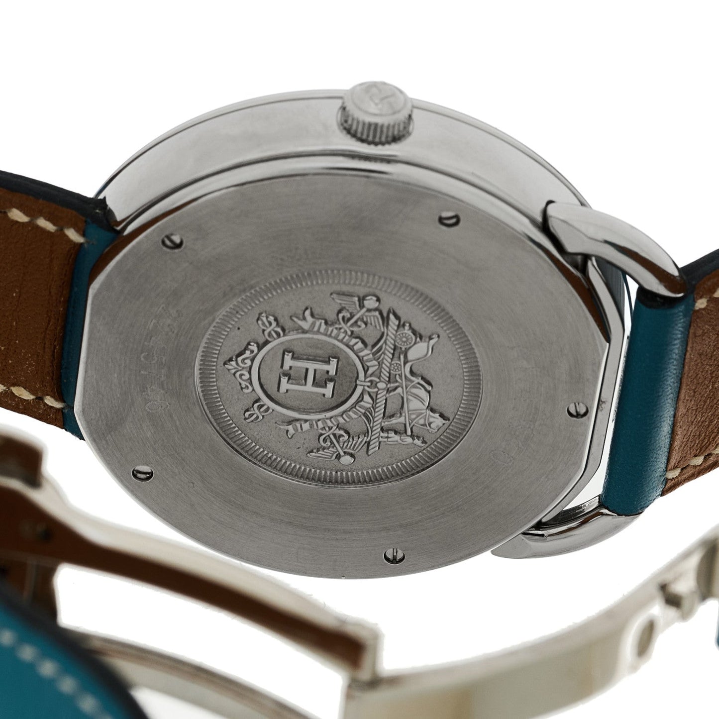 Stainless Steel Swift 41mm Arceau Automatic Watch Blue Jean