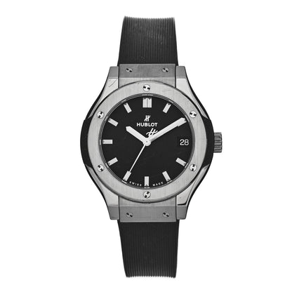 Titanium Rubber 33mm Classic Fusion Quartz Watch Black 58.NX.1470.RX