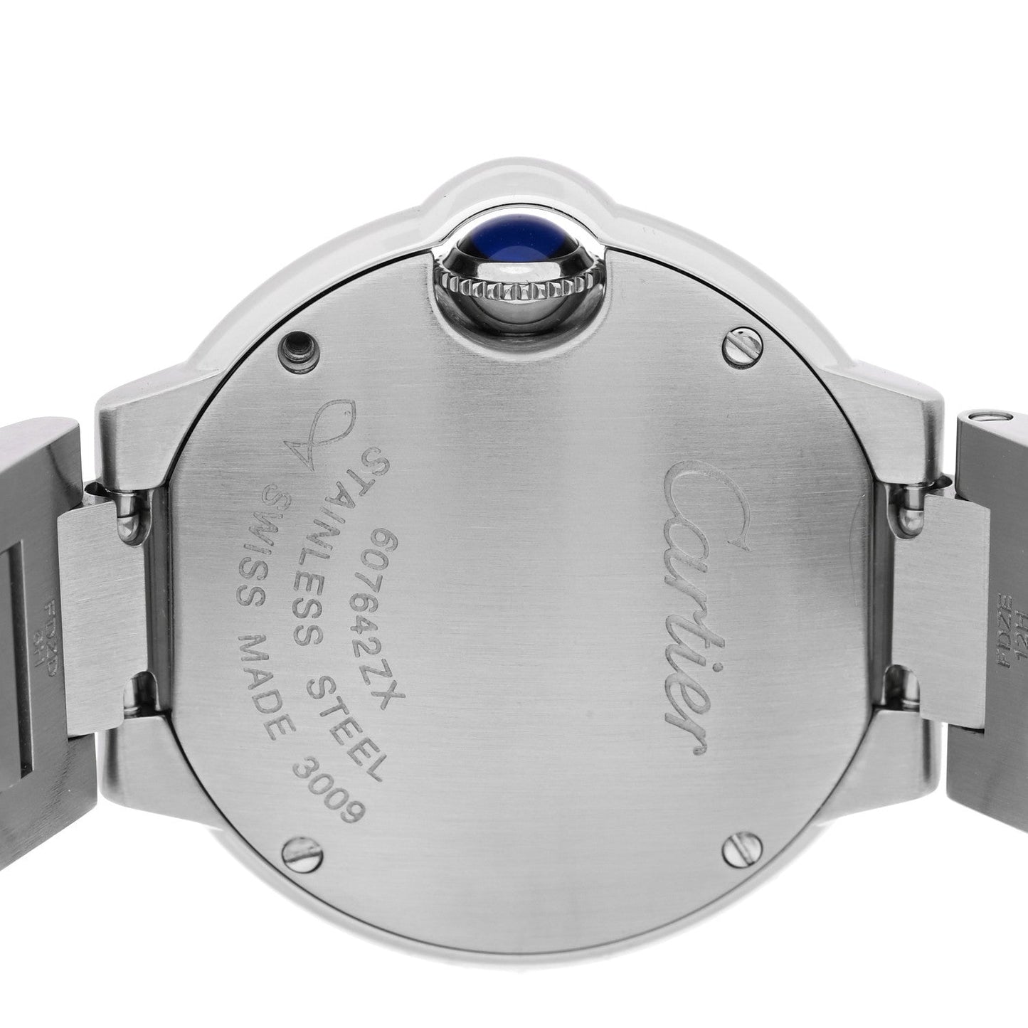 Stainless Steel Diamond Bezel 28mm Ballon Bleu De Cartier Quartz Watch