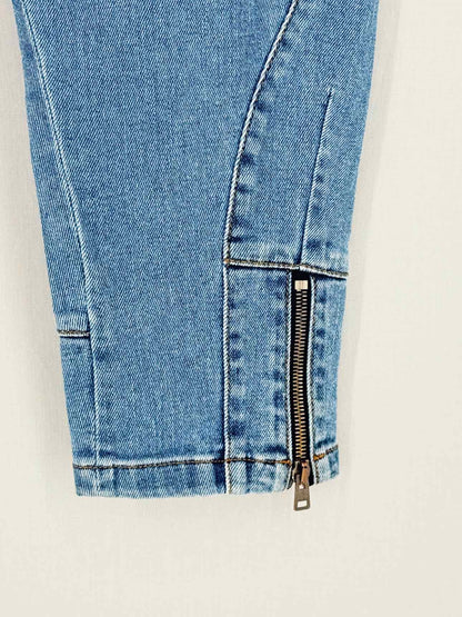 FENDI Crop Blue Size US 2 Jeans Rovelle Bags