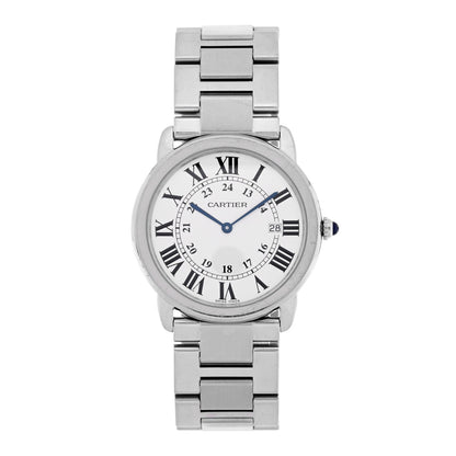 Stainless Steel 36mm Ronde Solo Quartz Watch