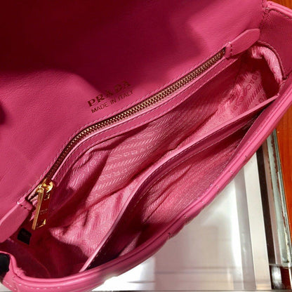 Medium Leather Prada Diagramme Bag