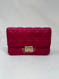 Christian Dior Lambskin Cannage Miss Dior Promenade Pouch Fuchsia Bj1-04 Rovelle Bags