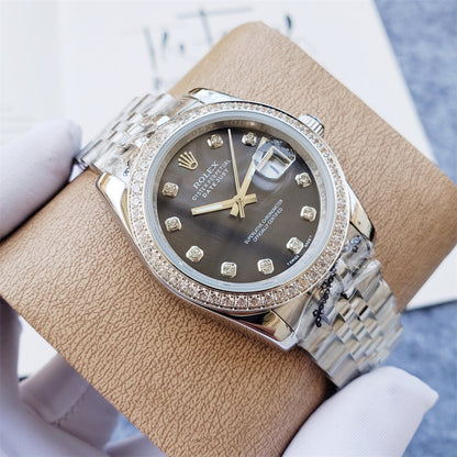 Rolex Datejust 36mm Choco Dial Silver