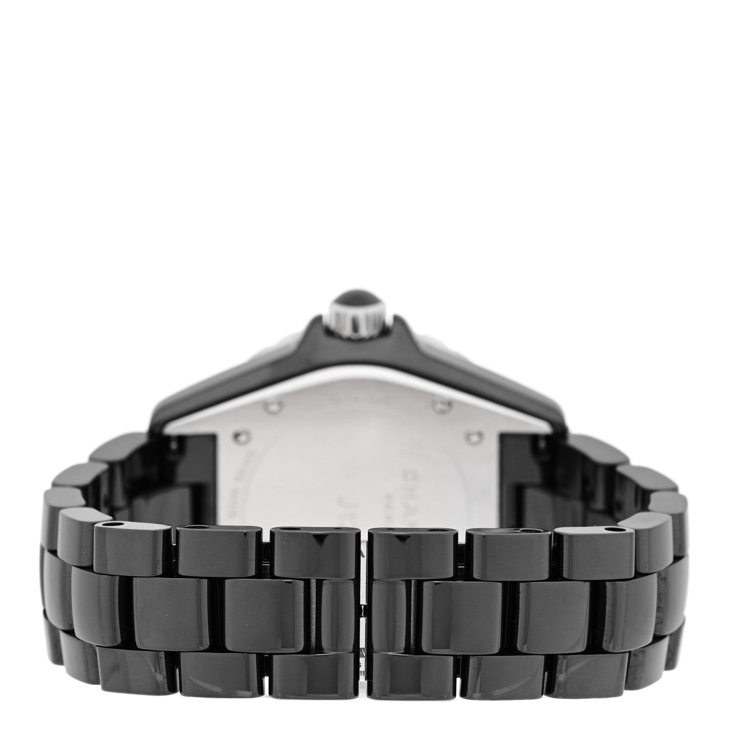 Stainless Steel Ceramic Diamond 38mm J12 Automatic Watch Black