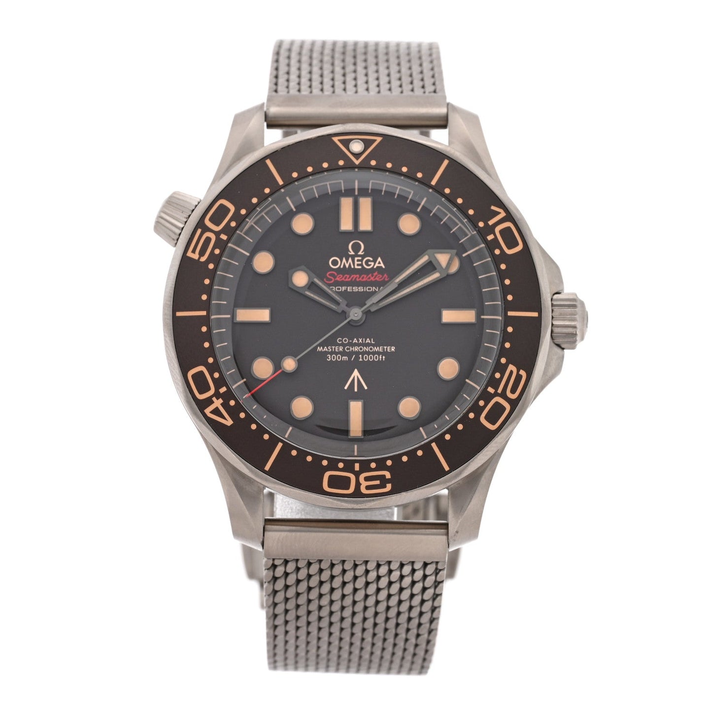 Titanium 42mm Seamaster Diver 300M 007 Automatic Watch Black 210.90.42.20.01.001