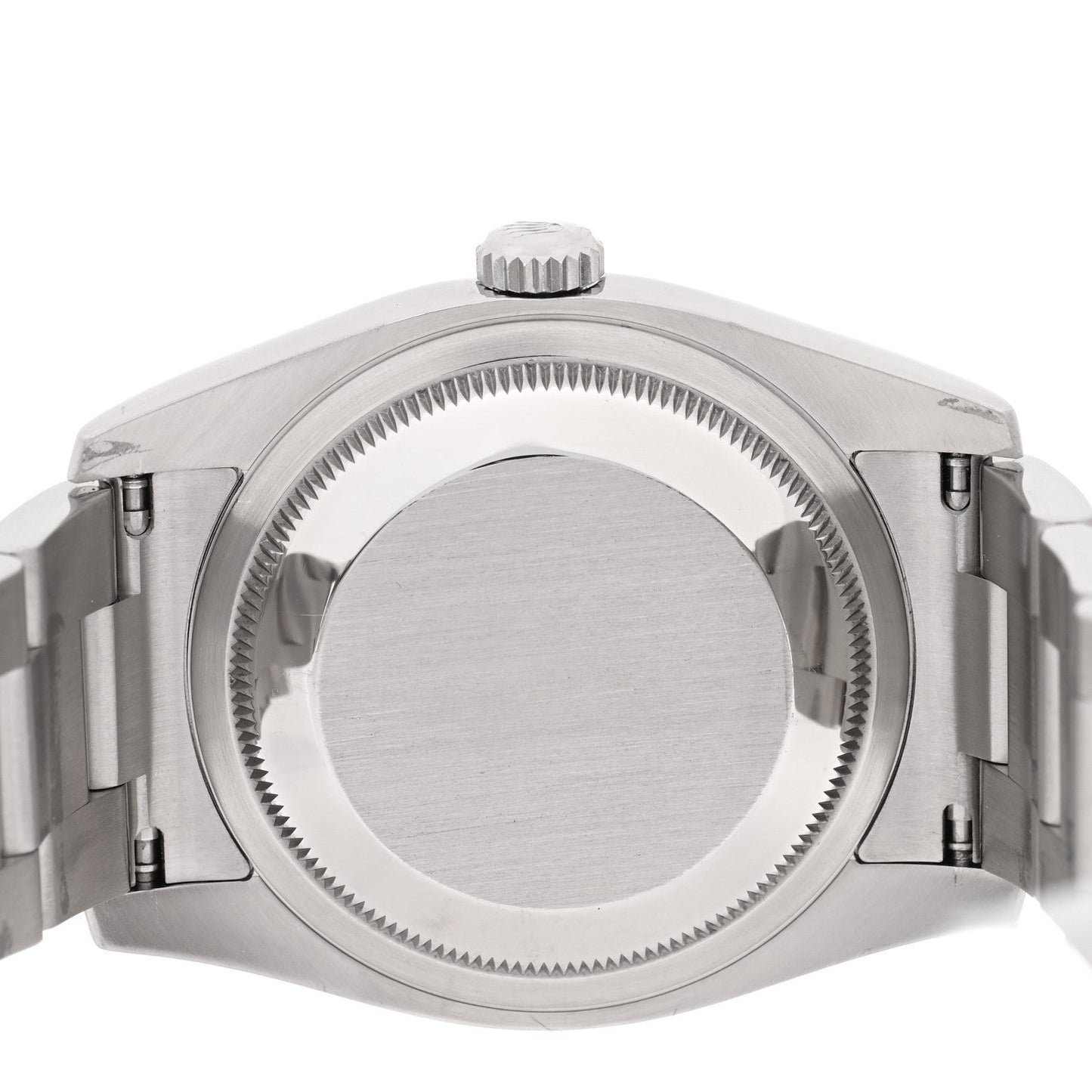 Stainless Steel 18K White Gold 36mm Oyster Perpetual Datejust Watch Black 116234