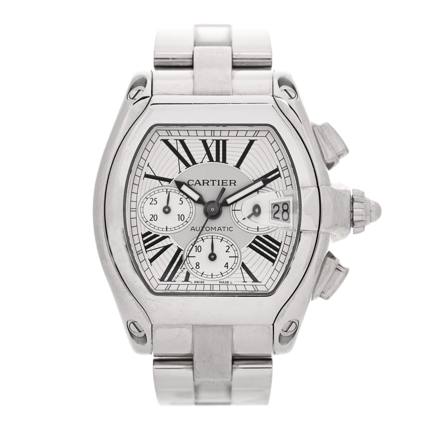 Stainless Steel 42mm Roadster Chronograph Automatic Watch