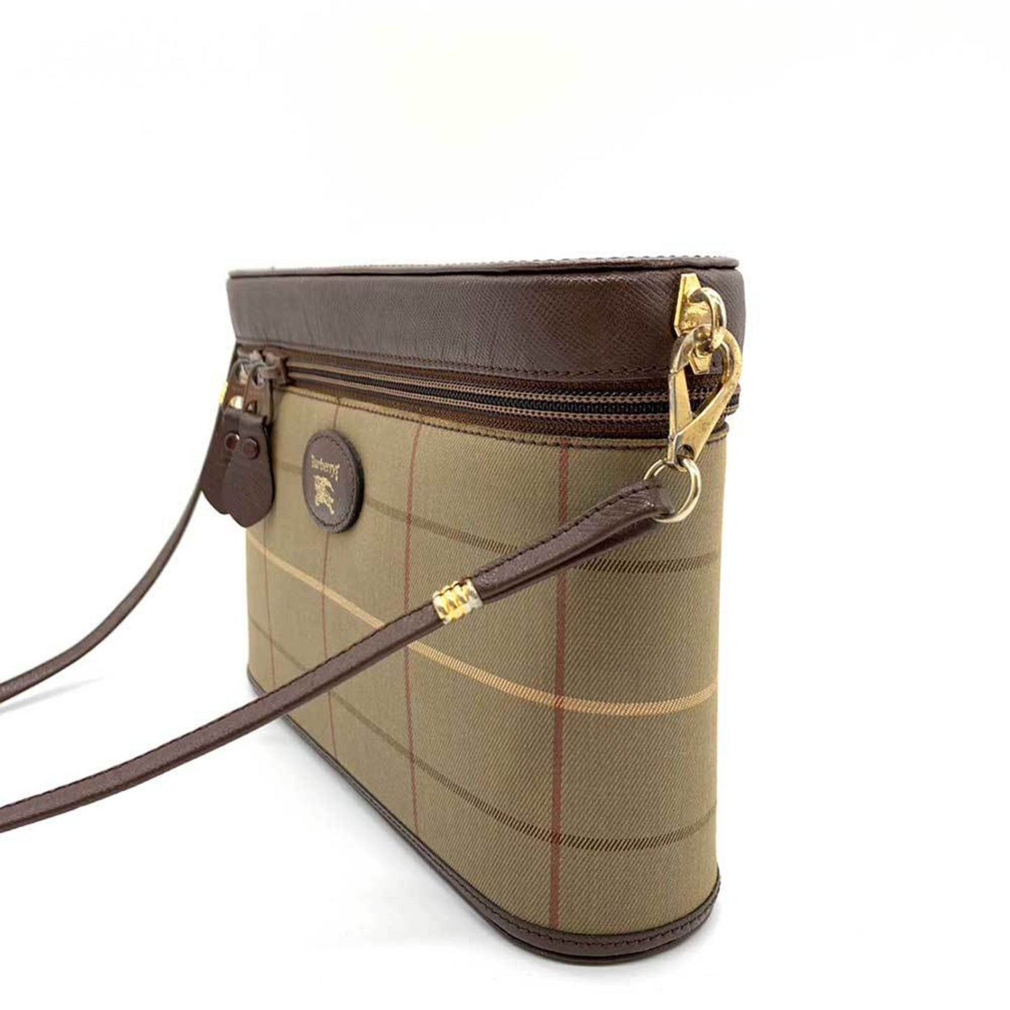 Burberry Brand Canvas White Shoulder Bag Style 14