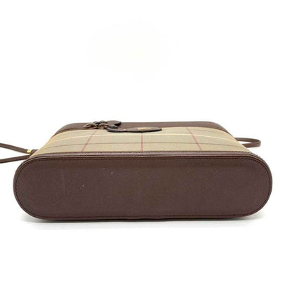 Burberry Brand Canvas White Shoulder Bag Style 14