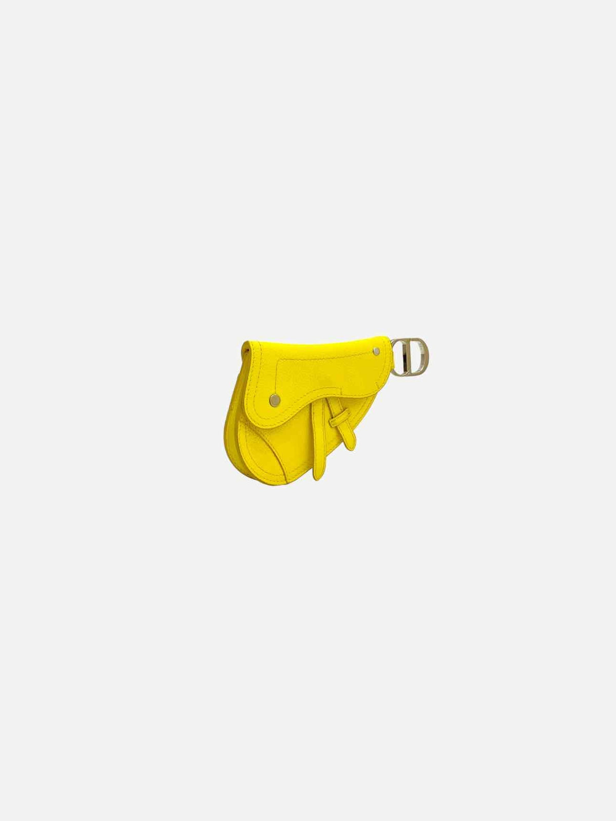 Dior Saddle Leather Crossbody Yellow Rovelle Bags