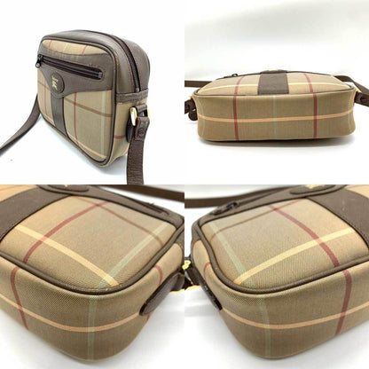 Burberry Brand Canvas White Shoulder Bag Style 12