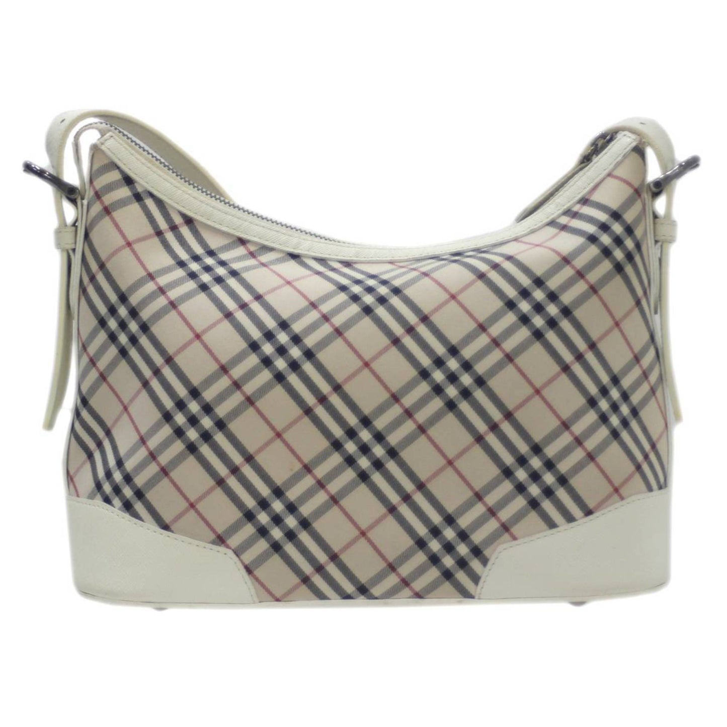 Burberry Nova Brand Canvas White Shoulder Bag Style 31