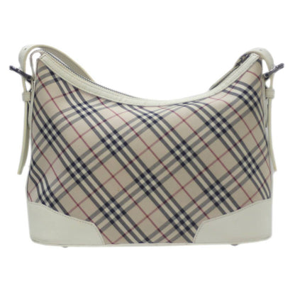 Burberry Nova Brand Canvas White Shoulder Bag Style 31