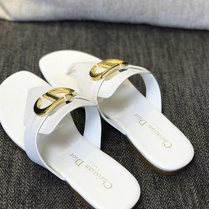 Christian Dior 30 Montaigne Flat Thong Sandals