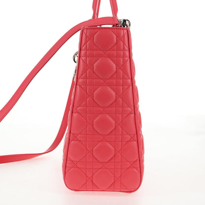 Christian Dior Lady Dior Bag Leather Pink Leather Bag Rovelle Bags