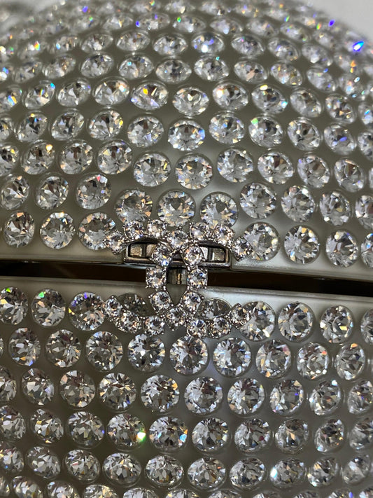 Chanel Runway Round Crystal Ball Evening Bag Rovelle Bags