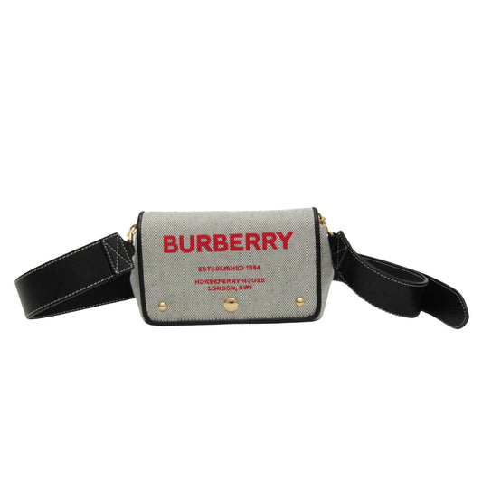 Burberry Black Canvas Shopper Bag ( )