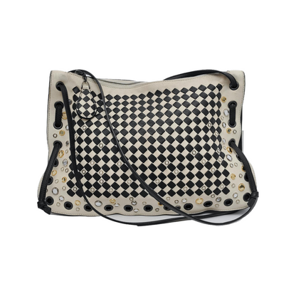 Bottega Veneta Intrecciato Check Palio Crossbody Bag 2026