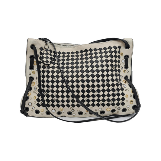 Bottega Veneta Intrecciato Check Palio Crossbody Bag 2026
