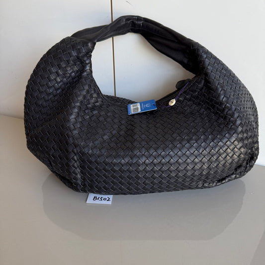 Bottega Veneta Belly Hobo Intrecciato Black Large 50cm