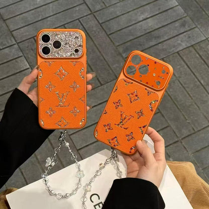 Luxurious, sparkling diamond iPhone phone case-3