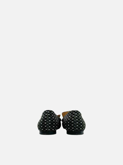 FENDI Black Multicolor Printed Size EU 36 Flats Rovelle Bags