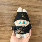 [Baby + Baby Clothes] First and second generation keychain Labubu clothes pendant Labubu baby clothes big brand set two-piece set cute