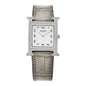 Stainless Steel Alligator Diamond Bezel Mother of Pearl 26mm Heure H Hour Quartz Watch Gris Perle
