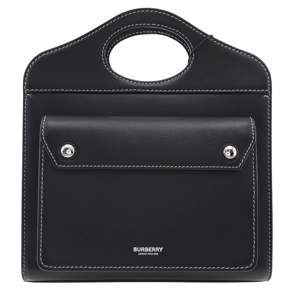 Burberry Black Leather Handbag ( )
